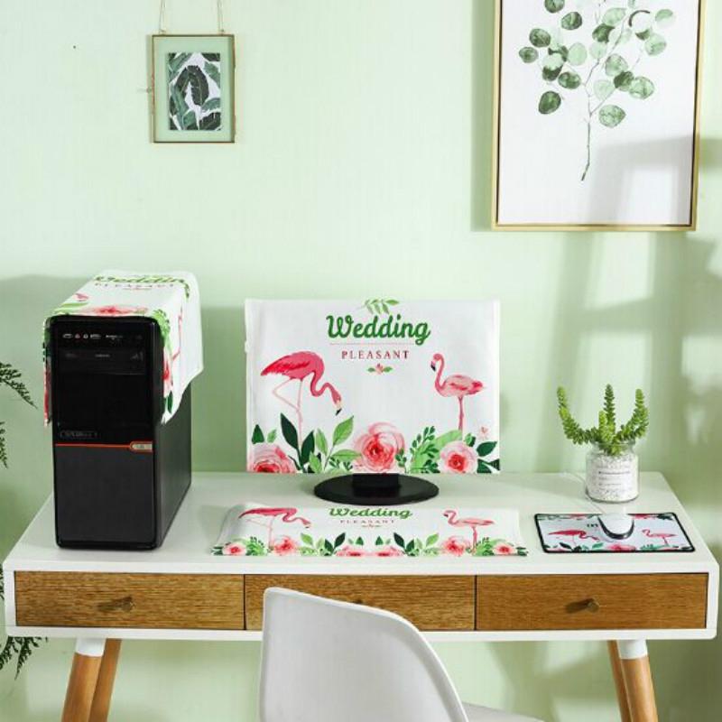 Universal 3-in-1 Desktop Pc Dust Cover - Fits 25-27 Inch - Deer
