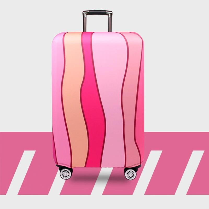 29-32 Inch Travel Suitcase Dust Covers - Elastic & Abrasion-resistant - Blue Ripple