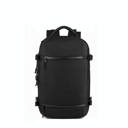 17 Inch Waterproof Usb Shoulder Backpack for Travel - Black