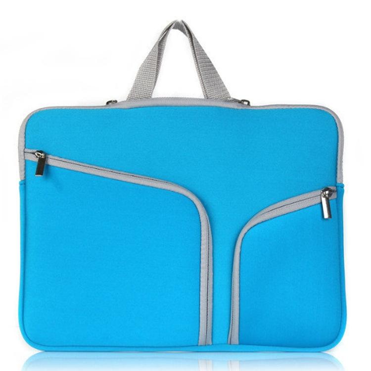 15.6 Inch Multi-Pocket Laptop Liner Bag For Diving Material Computer - Purple