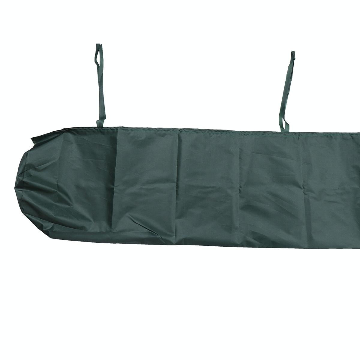 5m Retractable Waterproof Roller Blind Awning Cover - Black