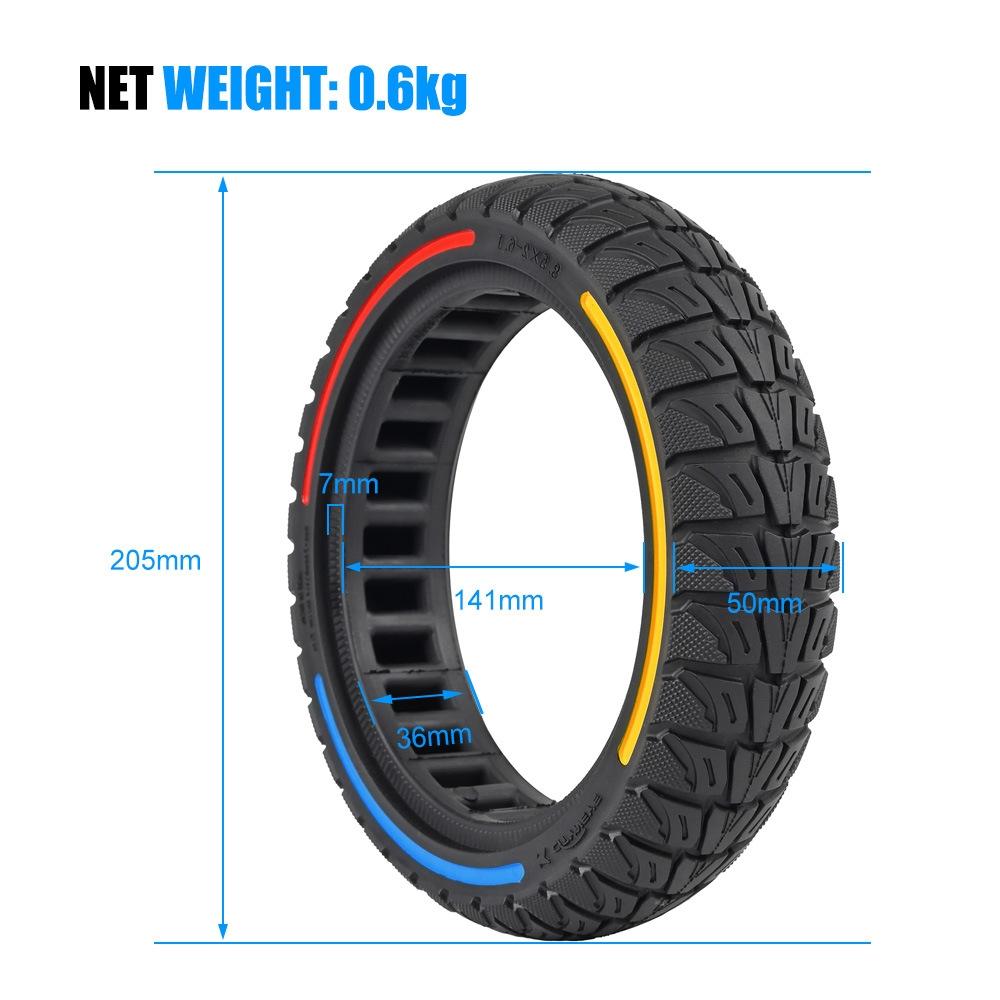 Colourful 8.5 x 2 Inch Honeycomb Tires for Xiaomi M365 / Pro / Pro 2 / 1s / Lite - Off-road Flick - Blue