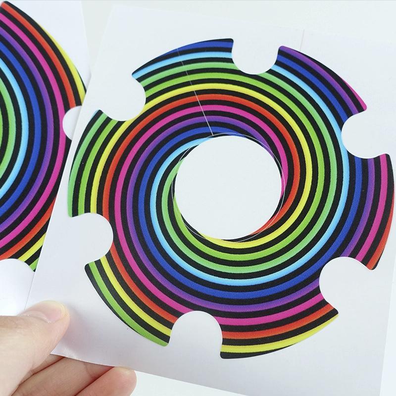 Waterproof Sticker for Xiaomi M365 Scooter Motor - 1 Pair - Colorful 3