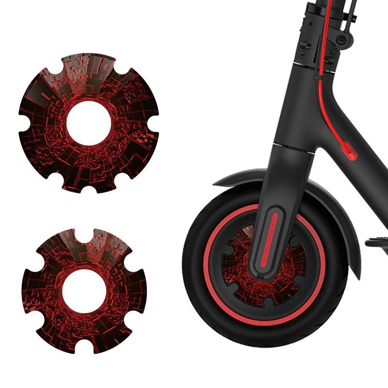 Waterproof Sticker for Xiaomi M365 Scooter Motor - 1 Pair - Colorful 3