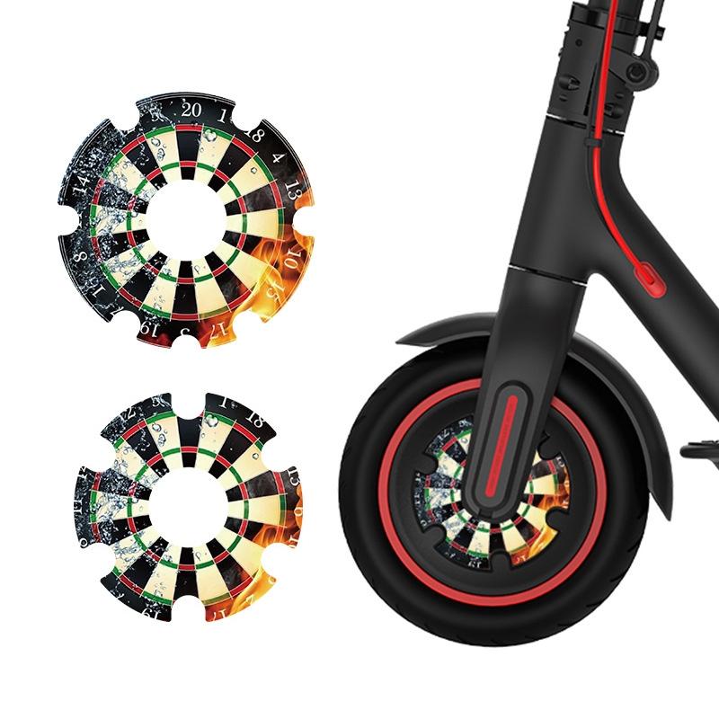 Waterproof Sticker for Xiaomi M365 Scooter Motor - 1 Pair - Colorful 3