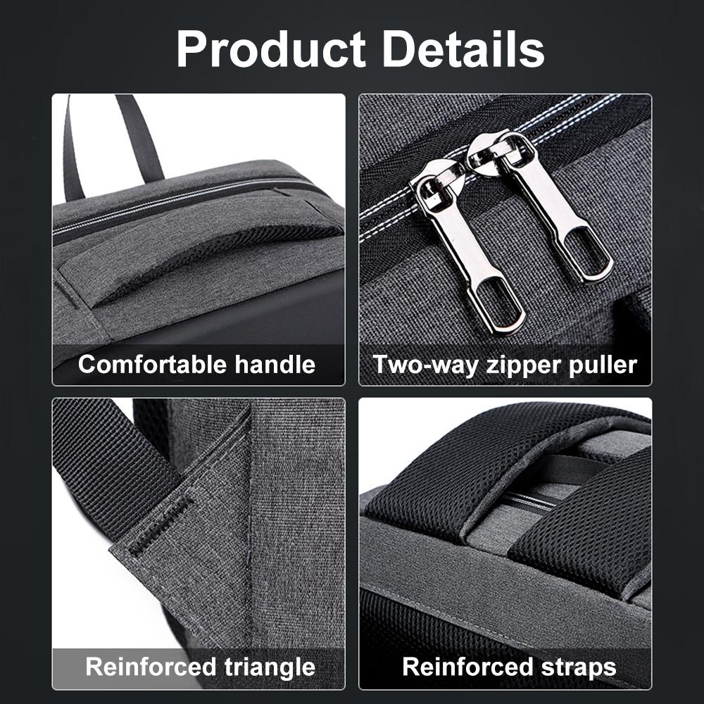 Large Capacity Anti-theft Laptop Backpack with Usb Port - 16 Inch - Dark Gray