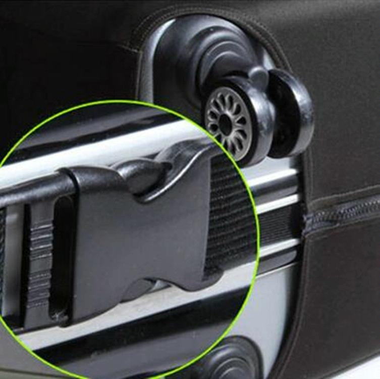 Protective Elastic Suitcase Cover - Fits 22-24 Inch Luggage - Dustproof & Scratch-proof - English Map