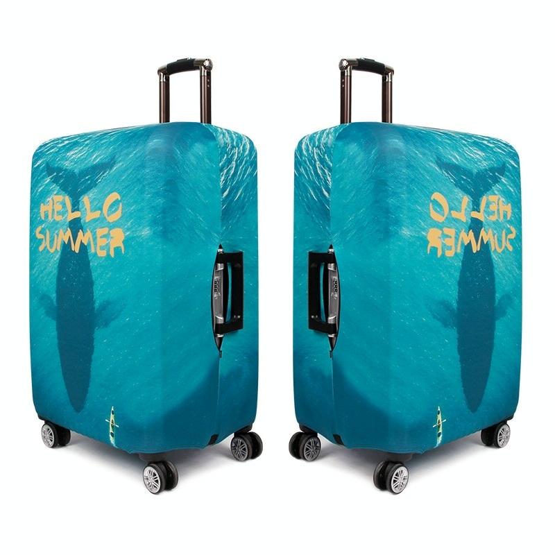 Protective Cover for Trolley Luggage - Durable and Dustproof - Large Size - Summer Sea - L