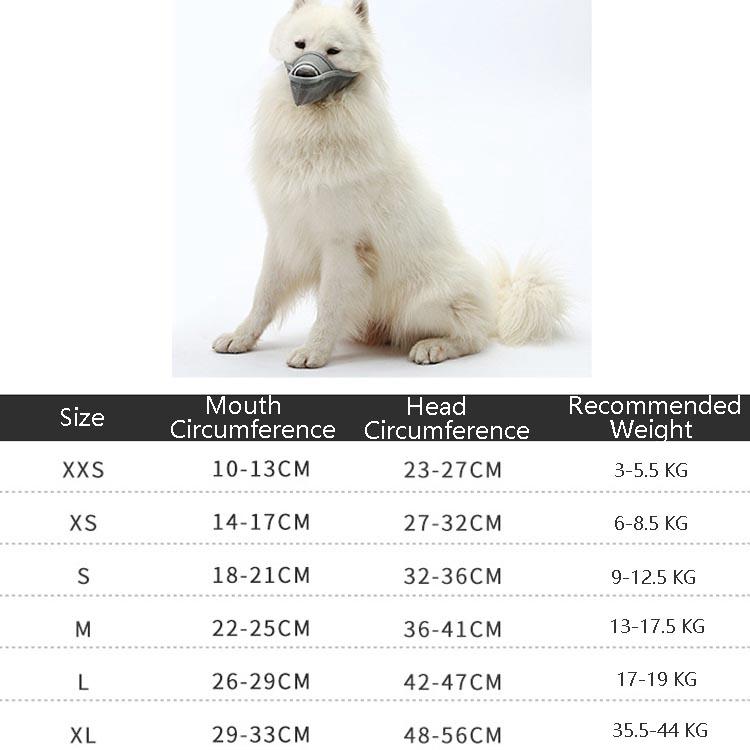 Dog Mouth Cover Anti-Bite Mesh Dog Mouth Cover Medium And Large Dogs Anti-Drop Mask M Orange