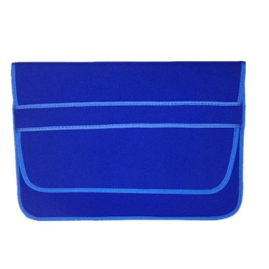 Horizontal Flap Clutch Bag with Neoprene Laptop Lining - Purple - 17 Inch