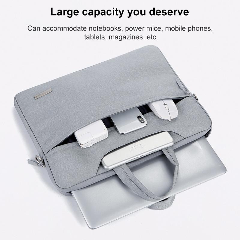 11 Inch Inner Bag with Power for Handbag or Laptop - Black