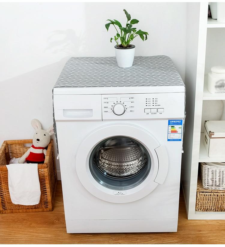 Kitchen Refrigerator and Washing Machine Dustproof Cover - 55x130cm - Dandelion