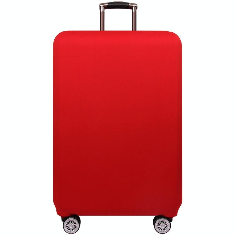 Stretch Luggage Protective Cover - Durable & Dust-proof - Size m - Rose Red