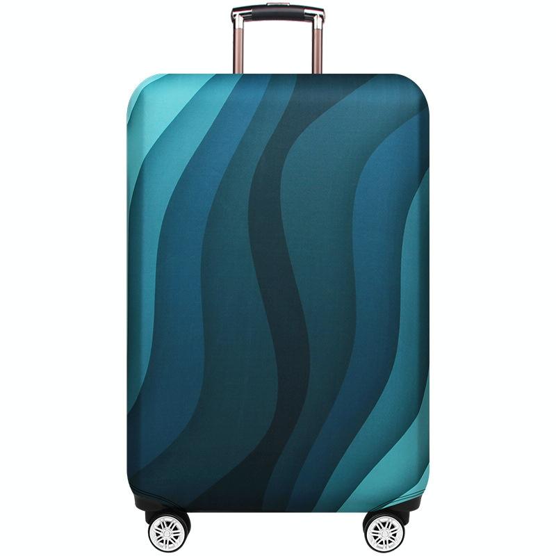 Medium Elastic Luggage Cover - Thick Wear-resistant Anti-dust Protection - Colourful Handprints