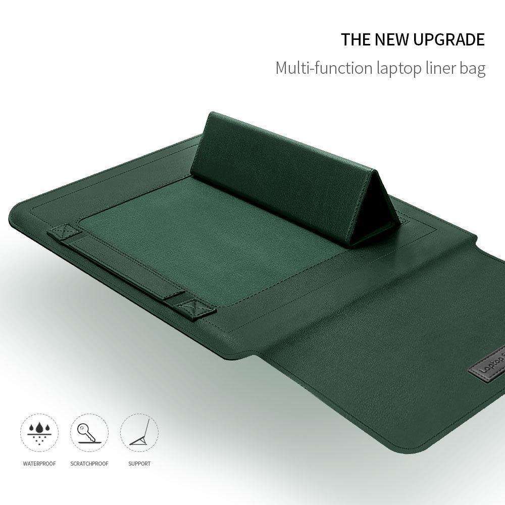 15 Inch 4-in-1 Computer Bracket Liner and Storage Bag - Gray