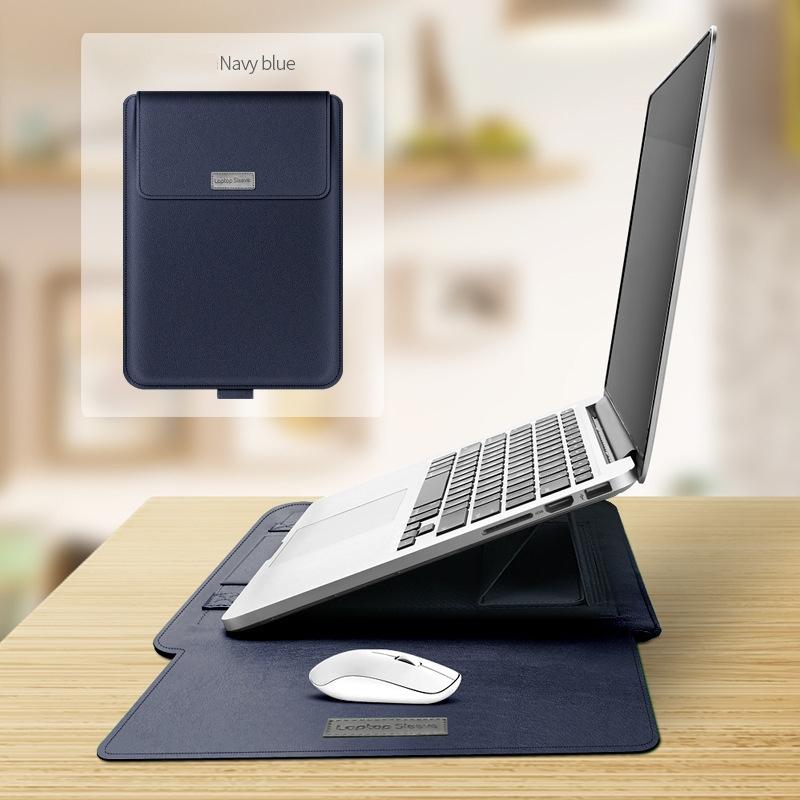 15 Inch 4-in-1 Computer Bracket Liner and Storage Bag - Gray