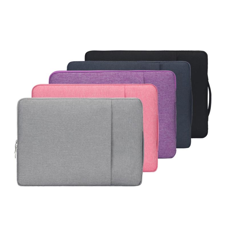 Denim Laptop Liner Bag for Business - Pink