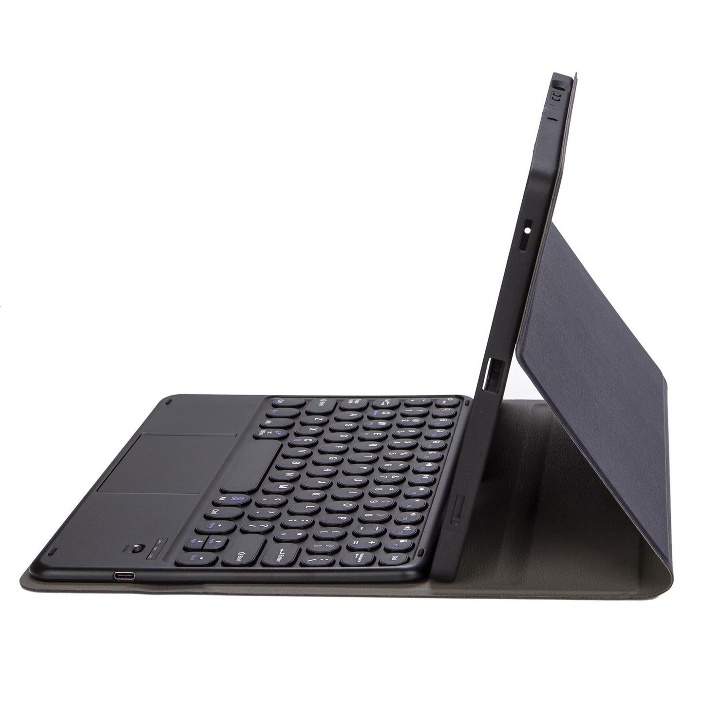 2022 Ipad 10.9 Lambskin Bluetooth Keyboard Case With Pen Slot - Dark Green