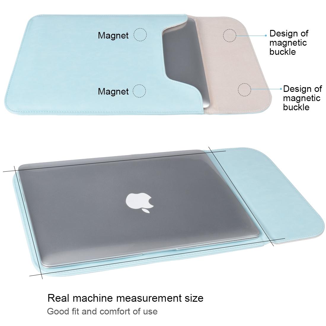 Lightweight Laptop Sleeve For Macbook Samsung Xiaomi Sony Dell Asus Hp - Mint Green