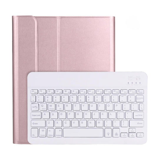 Detachable Bluetooth Keyboard Case For Ipad Pro 11 With Backlight & Pen Slot - Rose Gold