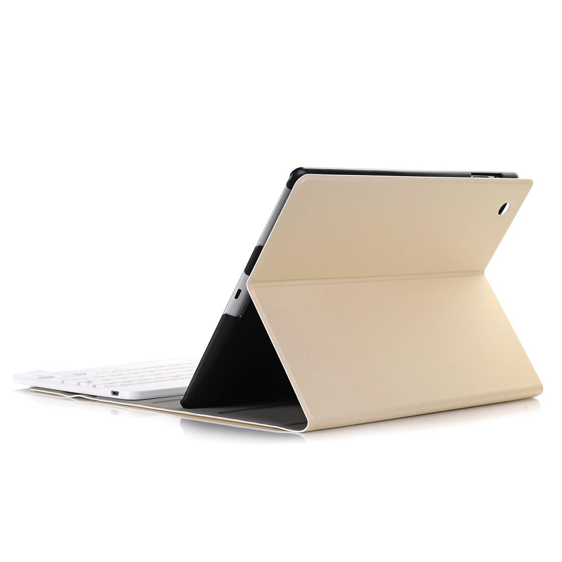 Universal Ultra-Thin Tablet Case With Bluetooth Keyboard For Ipad 4 / 3 / 2 - Horizontal Flip - Rose Gold