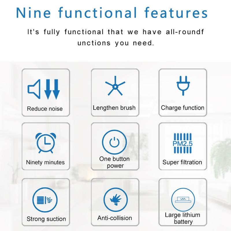 Smart Household Vacuum Cleaner - 1800pa Suction - Ca0380H