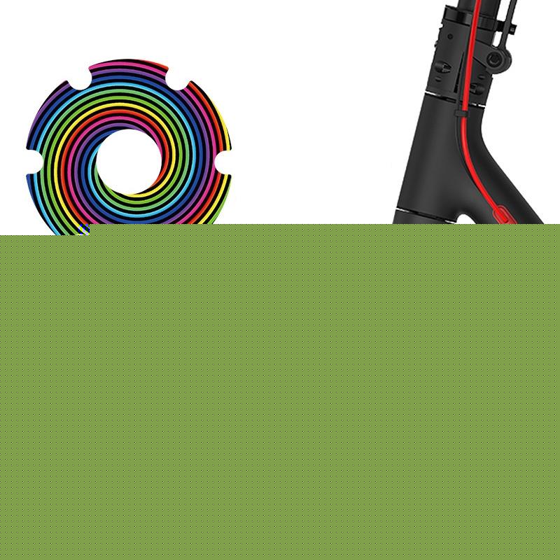 Waterproof Sticker for Xiaomi M365 Scooter Motor - 1 Pair - Colorful 8
