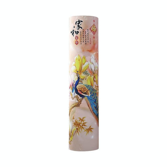 190 x 40 Cm Elastic Cloth Cabinet Air Conditioner Dust Cover - Lotus