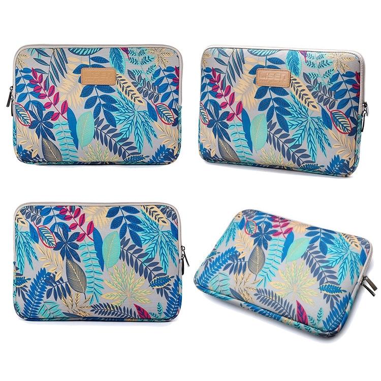 Colourful Leaves Sleeve Case for Amazon Kindle - Zipper Briefcase - Blue