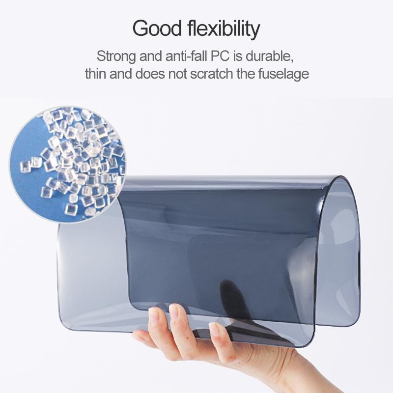 Shockproof Crystal Laptop Protective Case - Transparent