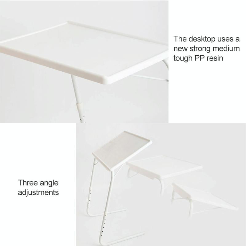 Foldable Laptop Table with Steel Tube Bracket and Plastic Pad