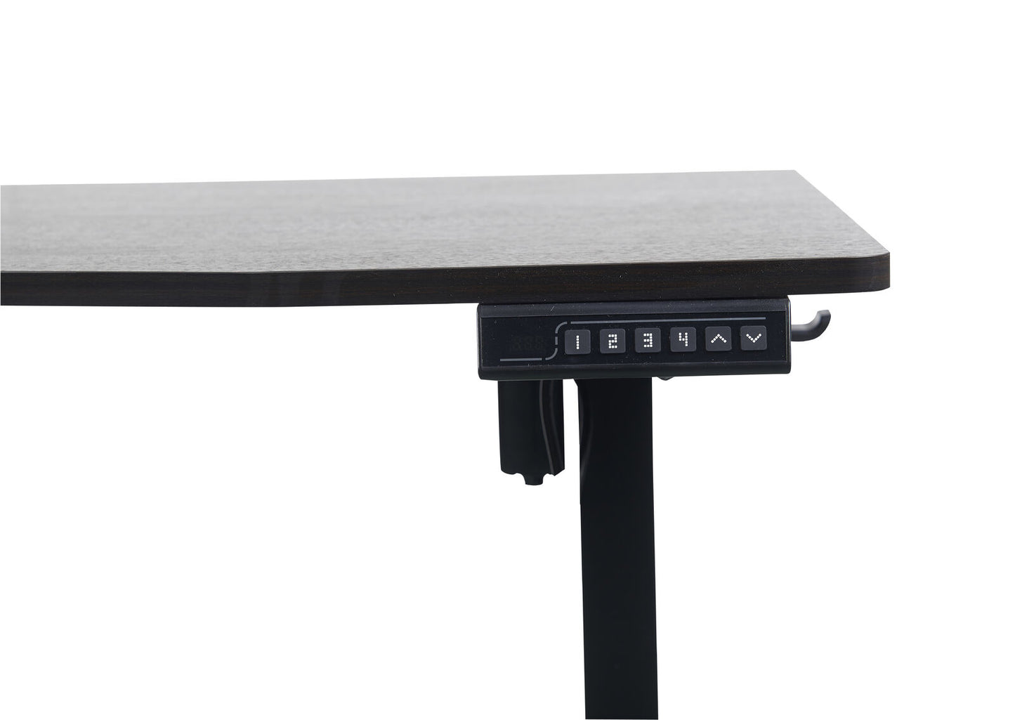 120 x 70cm Electric Standing Desk Height Adjustable Motorised Electric Sit Stand in Black