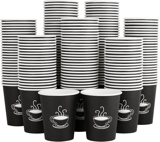 1200 Disposable Coffee Cups 8oz Extra Strong Takeaway Paper Take Away Bulk