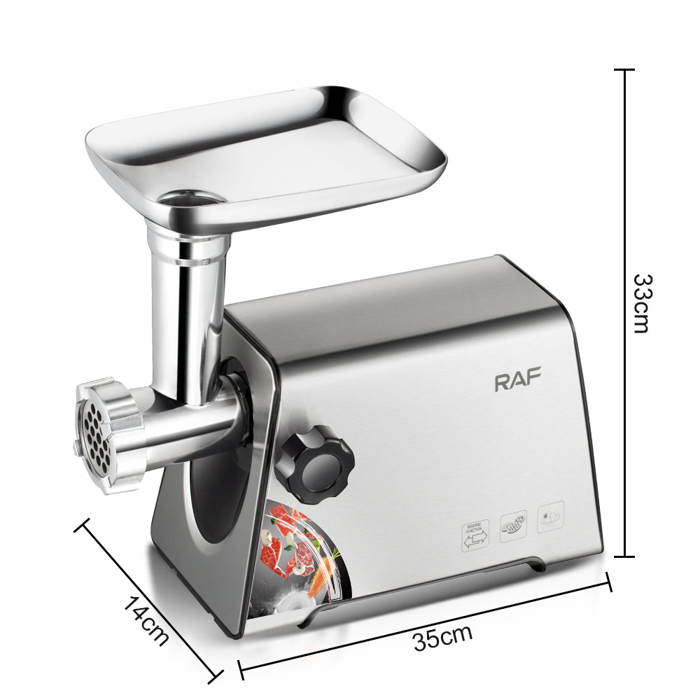 Electric Meat Grinder stainless steel Powerful Multi-Functional grinder kebbe maker