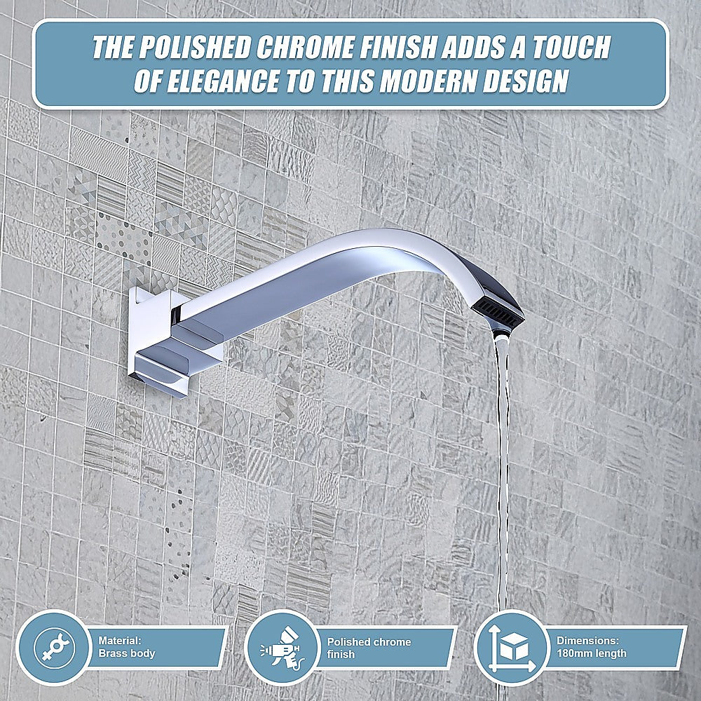 180mm Bath Spout Polished Chrome Finish