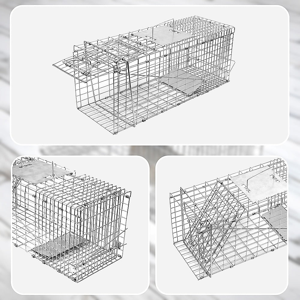 Trap Humane Possum Cage Live Animal Safe Catch Rabbit Cat Hare Fox Bird