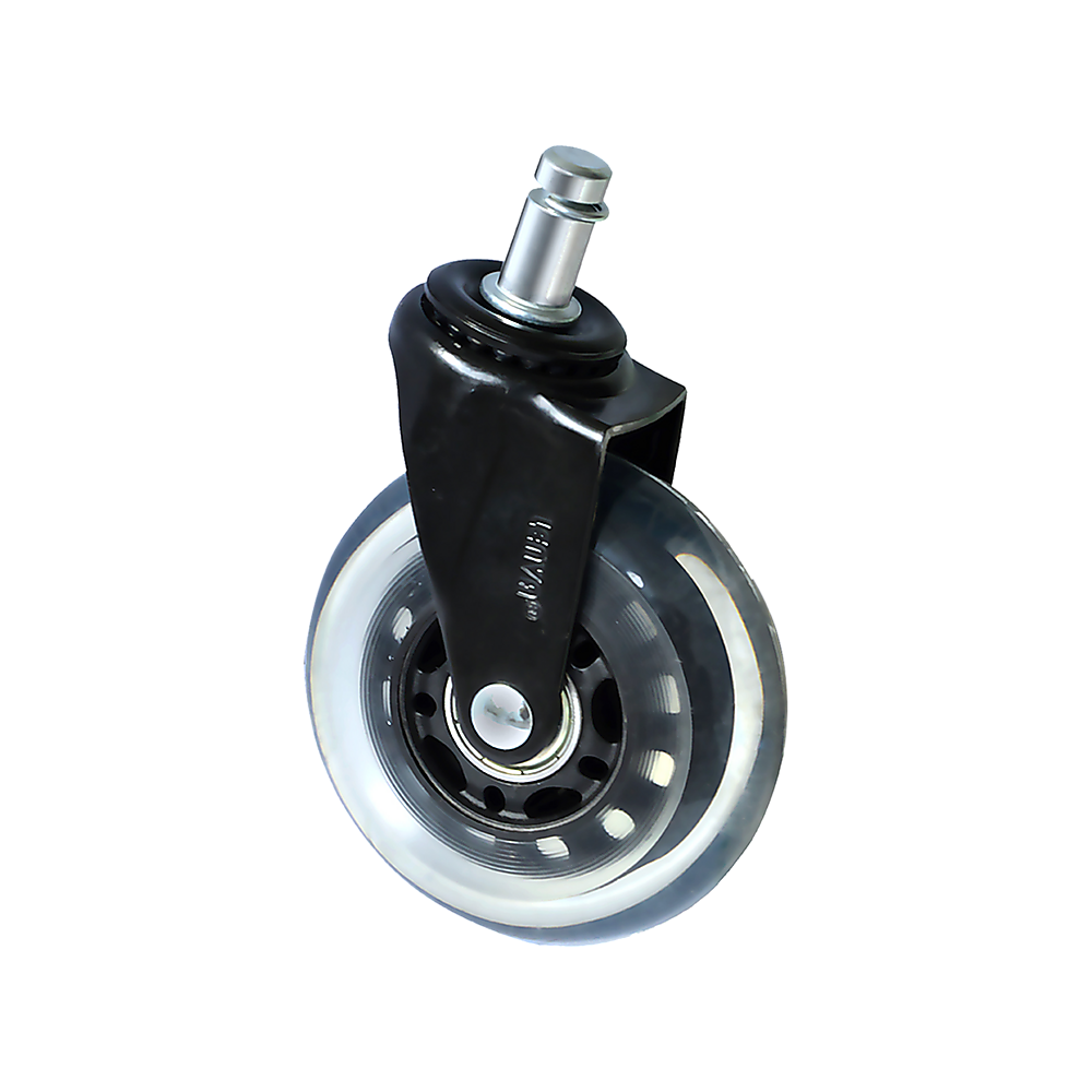 5x Office Chair Rollerblade Caster Wheels Safe for All Floors - Universal Fit