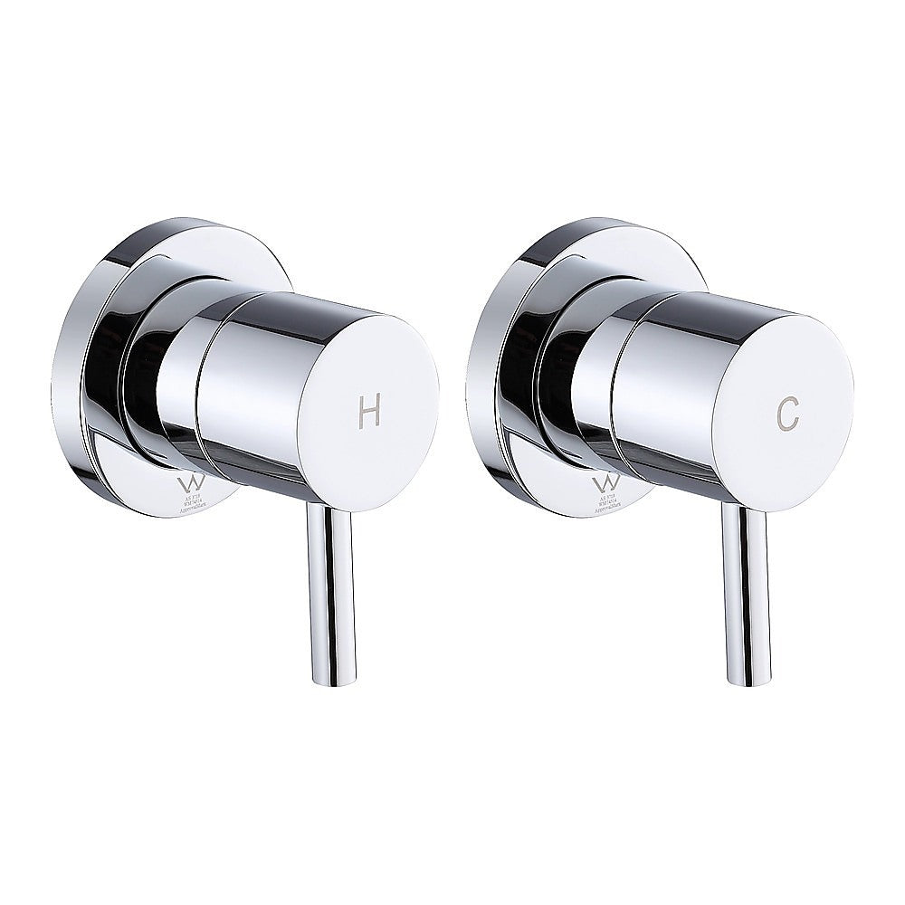 Bathroom Shower Bath Hot and Cold Mixer WATERMARK Certified in Chrome