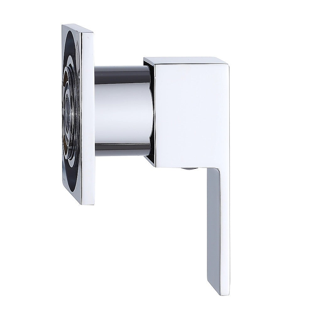 Bathroom Shower Bath Hot and Cold Square Mixer WATERMARK Certified in Chrome