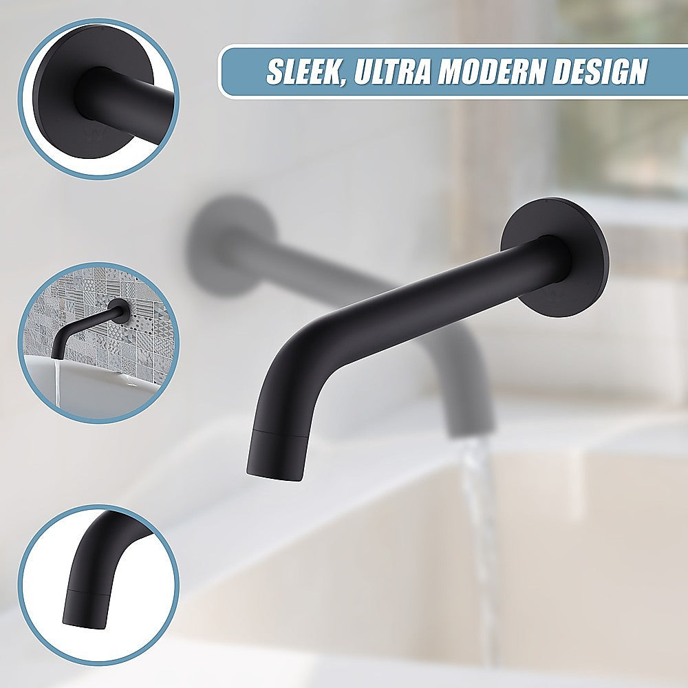 220mm Bath Spout in Matte Black Finish