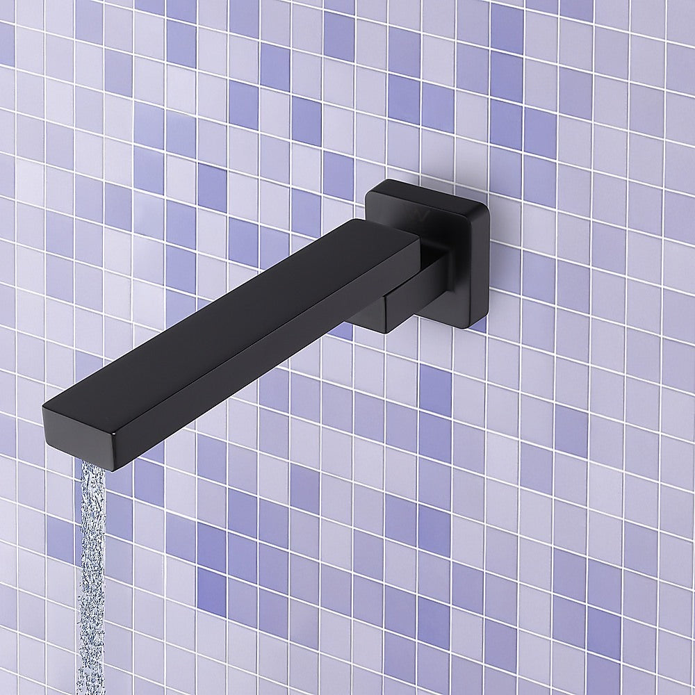 Bath In Wall Swivel Spout in Matte Black