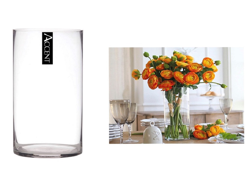 bulk 4 Glass Cylinder Vase 40cm