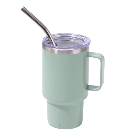 2PCS 3oz Green Sublimation Mini Car Cup - 304 Stainless Steel Straw Beer Cup, Portable Insulated Whiskey Shot Glass, Perfect for On-the-Go Drinking