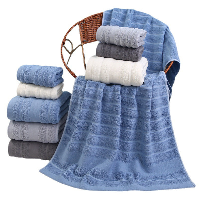Beige Premium Soft Cotton Towels Set Absorbent, Quick-Dry, Comfortable and Durable, Available in Multiple Colors