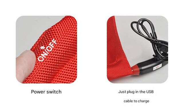 Green LED Light Up Dog Frisbee - Rechargeable & Durable Pet Toy