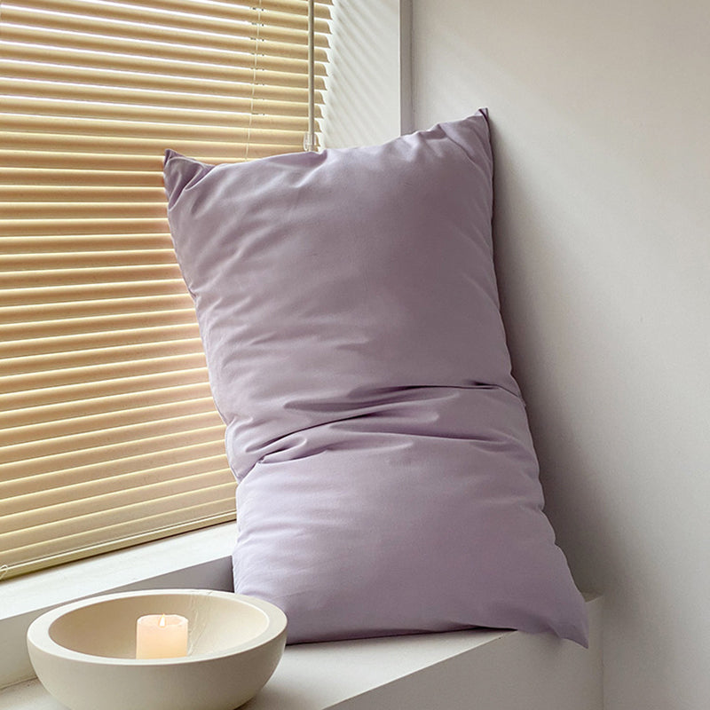 Blue 100% Cotton Pillowcase Set - Envelope Closure(without pillow core)