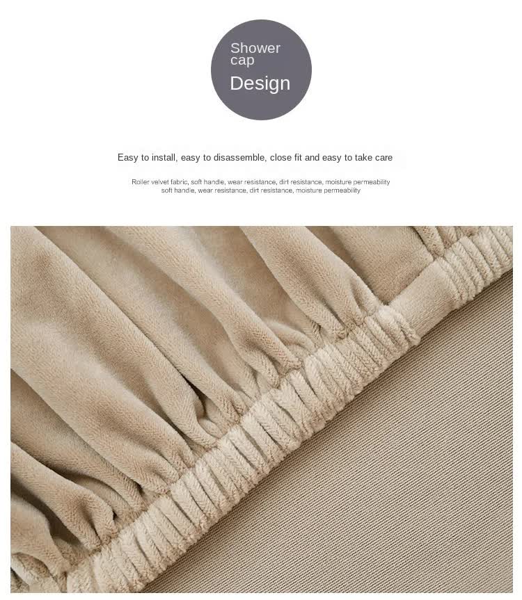 2 Pcs Claret Elegant Polyester Sofa Cover - Full Protection Against Cat Scratches & Wear