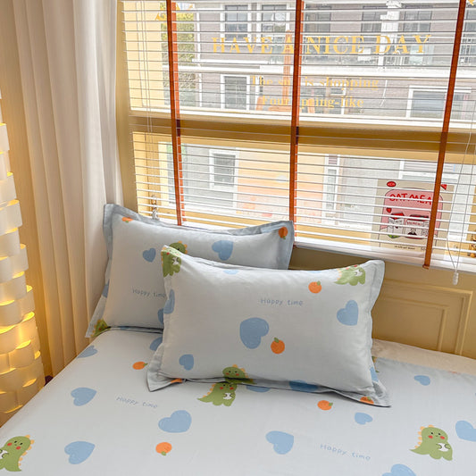 Dragon 100% Cotton Pillowcase Set (Pack of 2) - Breathable Standard Size 48x74cm Pure Cotton Pillow Covers