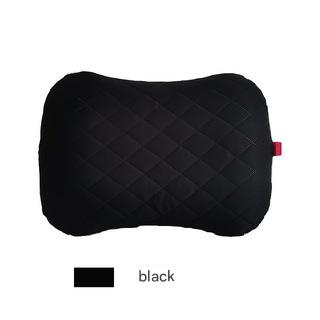 Inflatable Camping Pillow - Lightweight 46x32x12cm Travel Pillow 180g in black