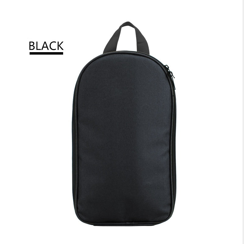 Portable Kitchen Utensil Storage Bag - Lightweight Organizer for Camping and Outdoor Cooking, Black